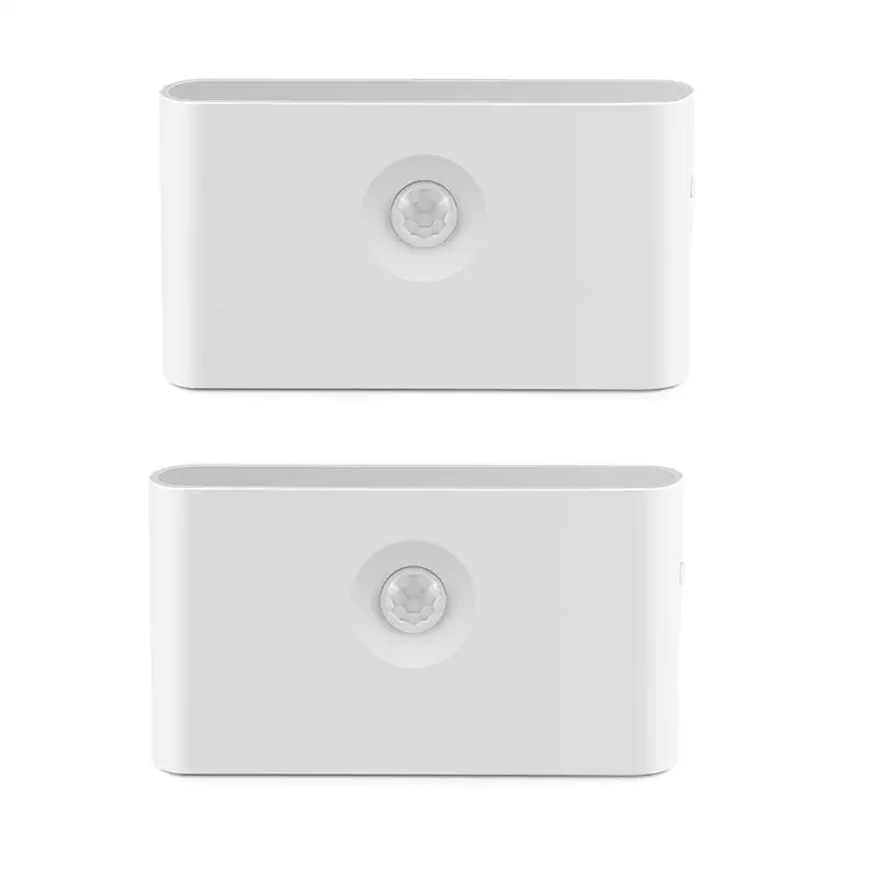 USB rechargeable wireless linkage induction motion sensor LED night light home bedroom stair corridor emergency lamp