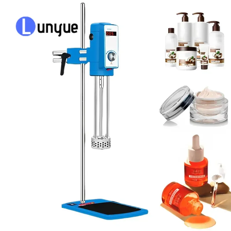 15000rpm Digital High Shear Mixer Homogenizer 40L Industrial Lab Emulsifier for Cream Cosmetic Making Small Batch Production