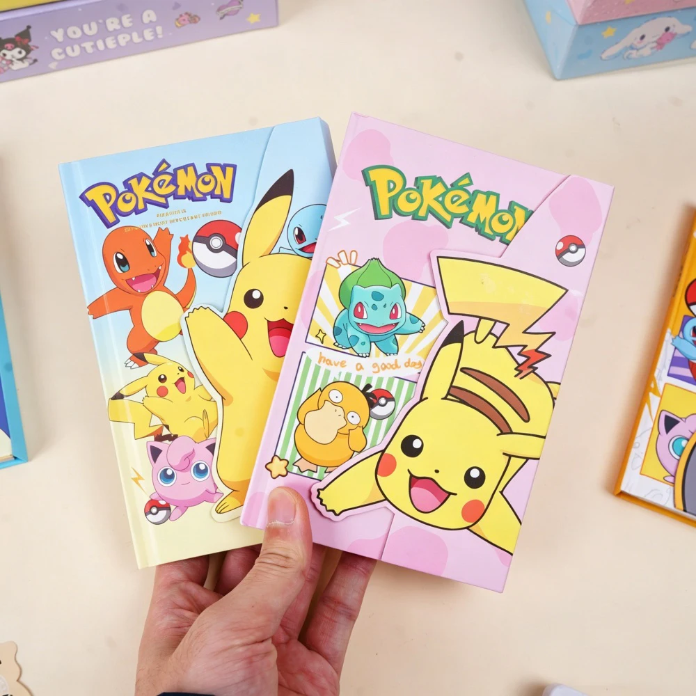 Pokemon Pikachu A6 Hardcover Notebooks Cute Cartoon Color Inner Pages Planner Journal For Student Women Office Stationery Gifts view 3