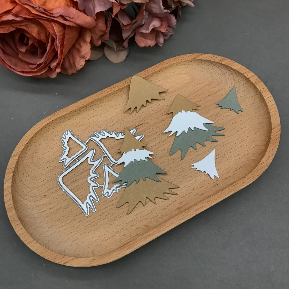 Pile of Trees Metal Cutting Dies Stencils For DIY Scrapbooking Decorative Embossing Handcraft Die CutsTemplate