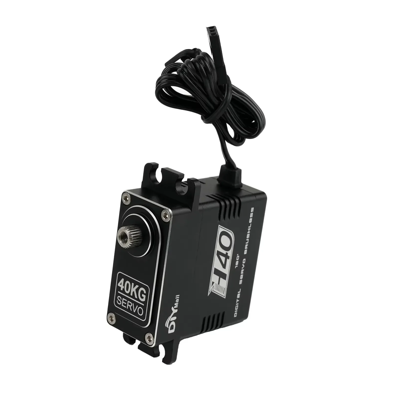 Servo motor digital sem escova de alto torque, 40kg, ip67, à prova d'água, engrenagem de aço totalmente metálica para carros rc 1/8 1/10, veículos, robôs