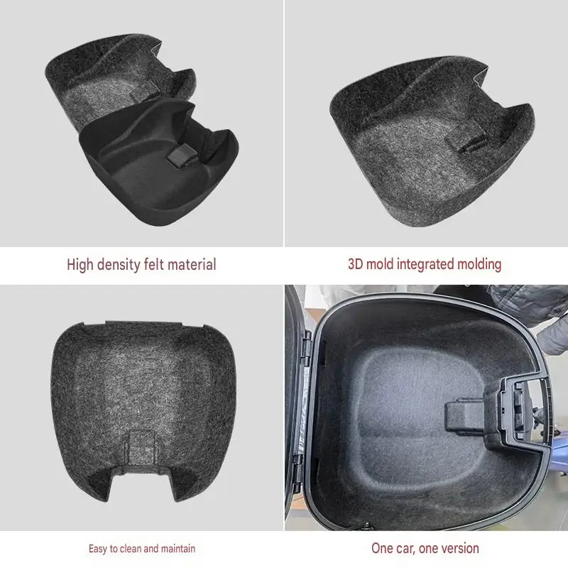 For Haojue ADX/AFR125/UFR150 Shock Buffer Felt Liner Anti-Abrasion & Washable Surface Keep Trunk Interior Clean Long-Term view 6