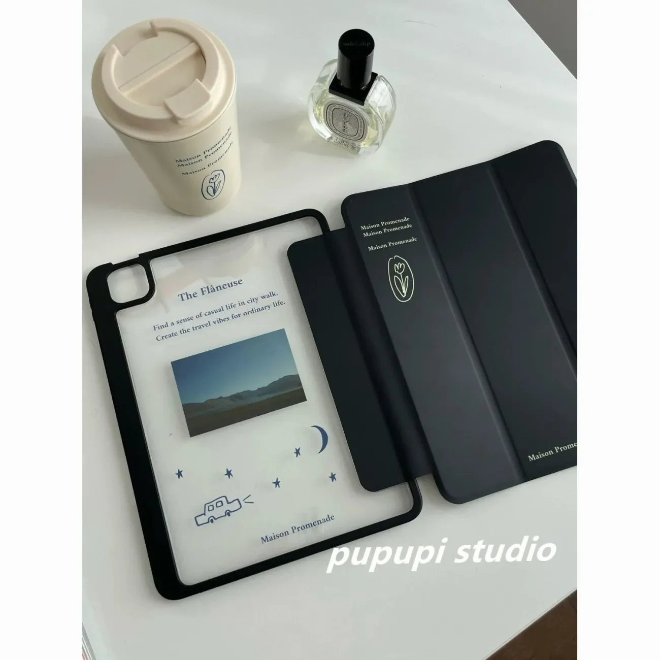 

Чехол-подставка Black Tulip Flower для iPad Pro 11, 12.9, 13, 8.3, M4, M3, 9.7, 10.2, 5/6-го, 7/8/9-го, 10-го, 11-го поколений, Mini 6, 7, Air 3, 4, 5, 6