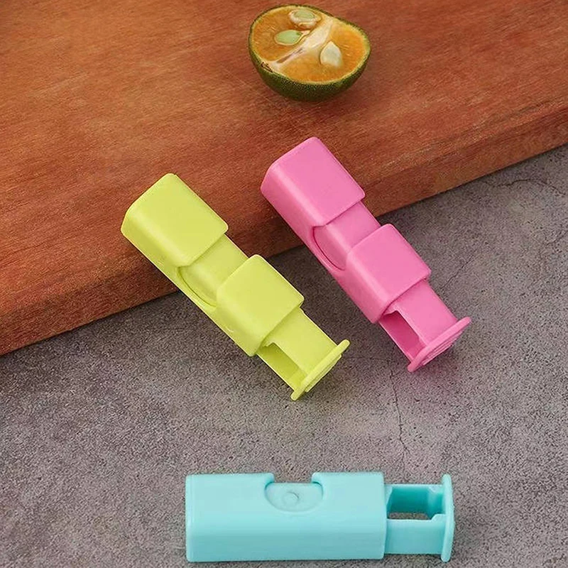 Clip de sellado de alimentos para el hogar, bolsa de plástico de cocina, Clip de sellado de resorte, resistente a la humedad, frescura, bocadillos reutilizables, Clips de bolsa de leche en polvo