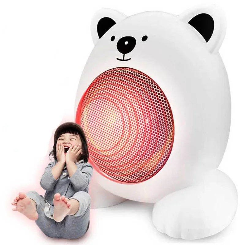 Portable Cartoon Shape Mini Fan Heater- Household Ceramic Electric Heater