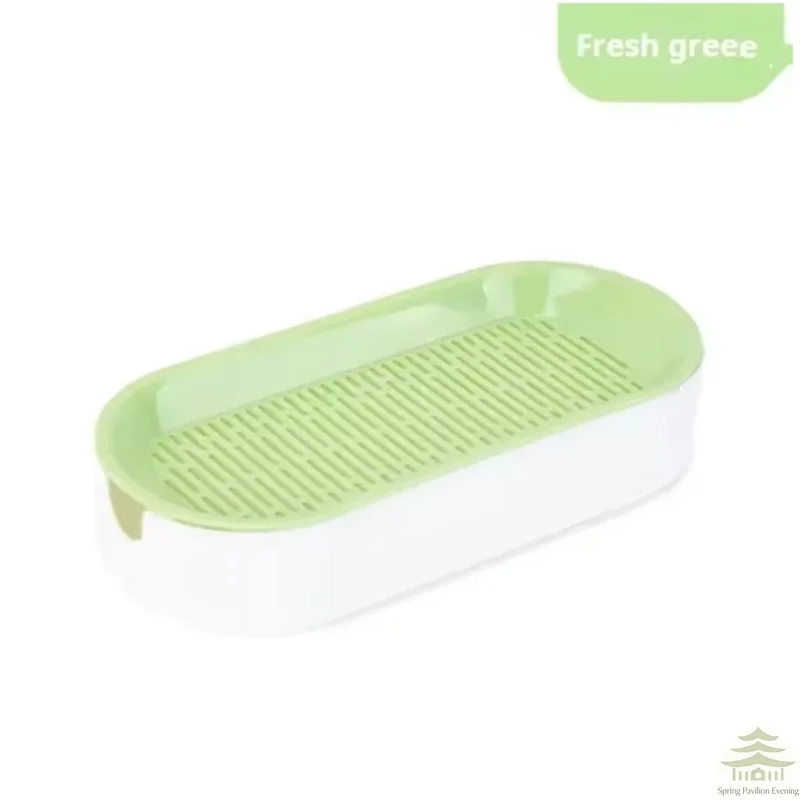 Comedero doble para mascotas, ecológico y duradero, con base antideslizante, universal, para beber y comer.