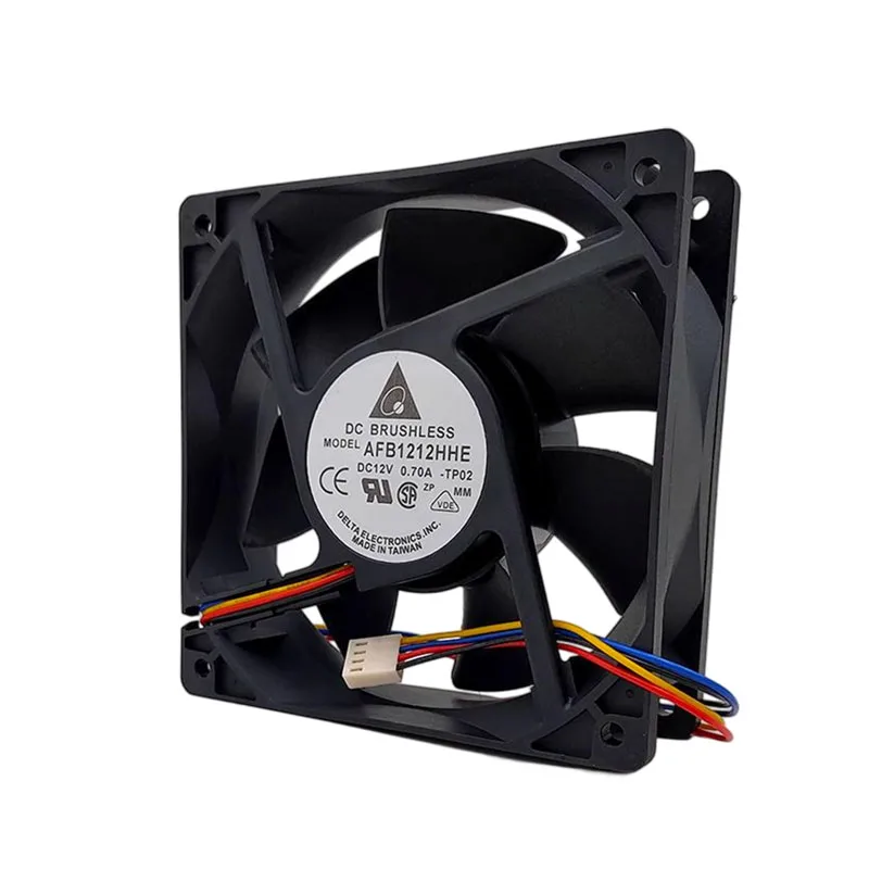 NEW ORIGINAL AFB1224HHE 12V 0.70A PWM 12038 120*120*38mm 12cm COOLING FAN RADIATOR