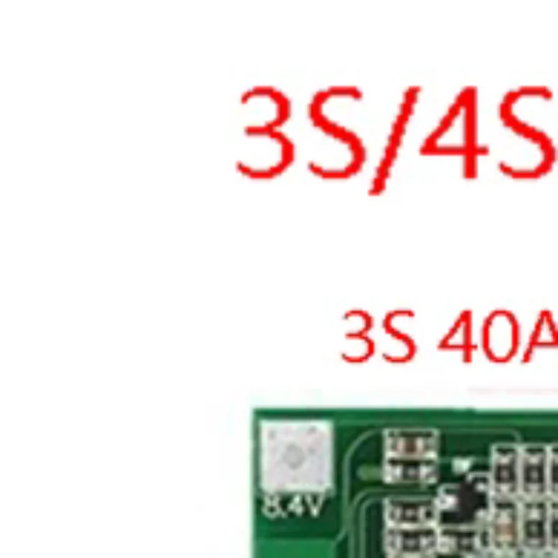 3S 4S 40A 60A Li-ion Lithium Battery Charger Protection Board 18650 BMS For Drill Motor 11.1V 12.6V/14.8V 16.8V Enhance Balance