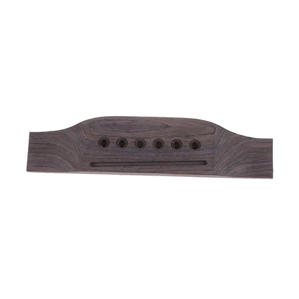 Guitar Parts Rosewood Bridge for Acoustic Guitar Accessories Rosewood Guitar Bridge for Acoustic Guitar Wooden Reddish Brown