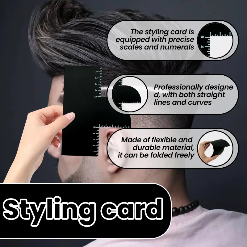 إعادة استخدام أداة تشذيب الشعر المكسور لبطاقة تصفيف السوالف