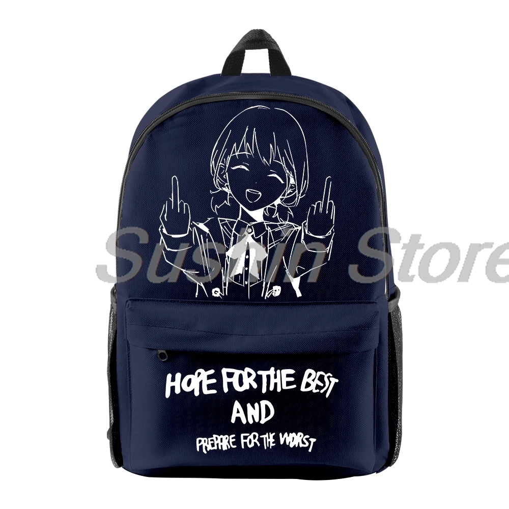 Mochila Unisex Band Cry Anime para meninas, mochila casual, bolsa de viagem, sacolas de desenhos animados, mochila para mulheres e homens, Harajuku