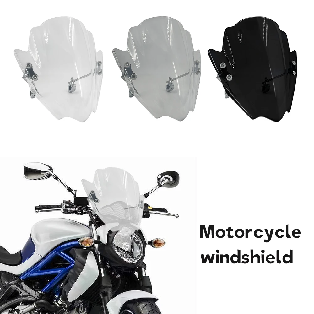 

Новое регулируемое ветровое стекло для мотоцикла Suzuki SVF650, универсальный дефлектор, диаметр 22.25.28 мм
