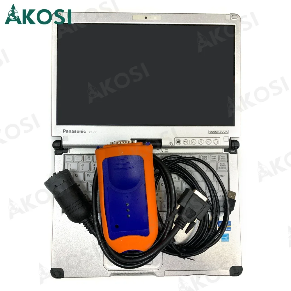 

V5.3 AG CF Electronic Data Link EDL V2 for Advisor agricultural Tractor construction equipment diagnosis with CFC2 laptop