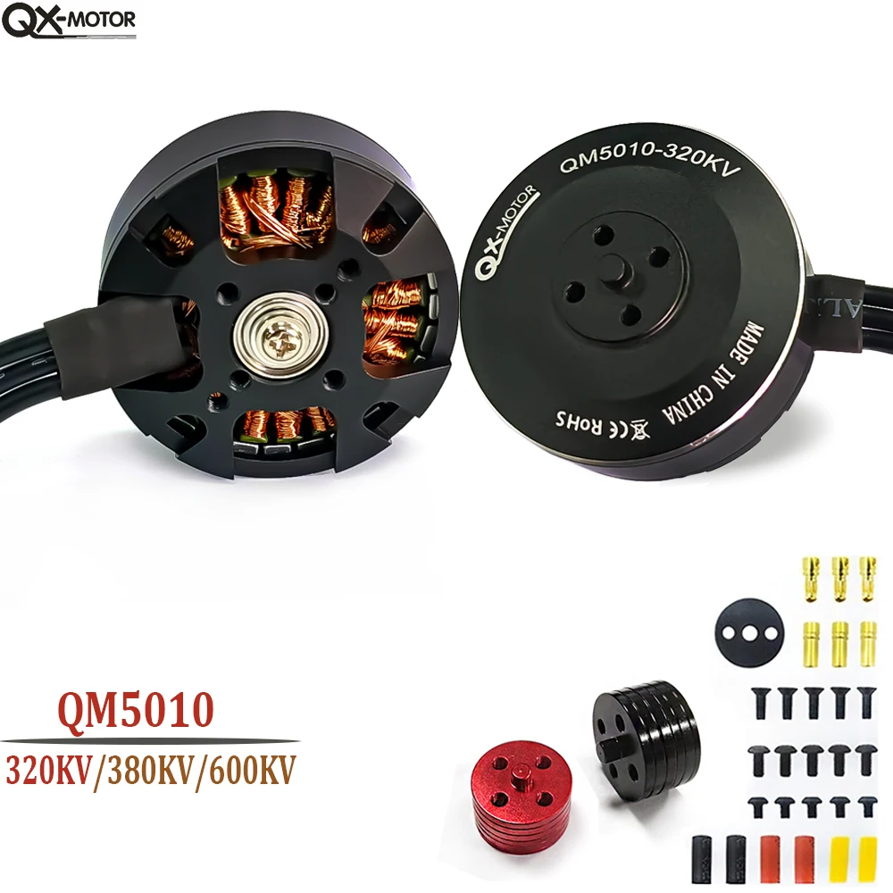 

QX-MOTOR QM5010 4110 Бесщеточный двигатель 320 кВ 380 кВ 600 кВ для F550 F650 ZD850 RC Мультикоптер Вертолет FPV DIY Детали гоночного дрона