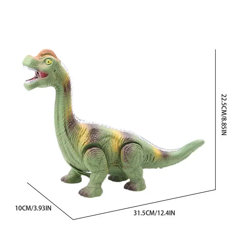 Giocattoli di dinosauro elettrico mobile Moving Light Up Sound Dinosaur Toys For Kids simulato Walking Flame Spray simula il giocattolo di dinosauro