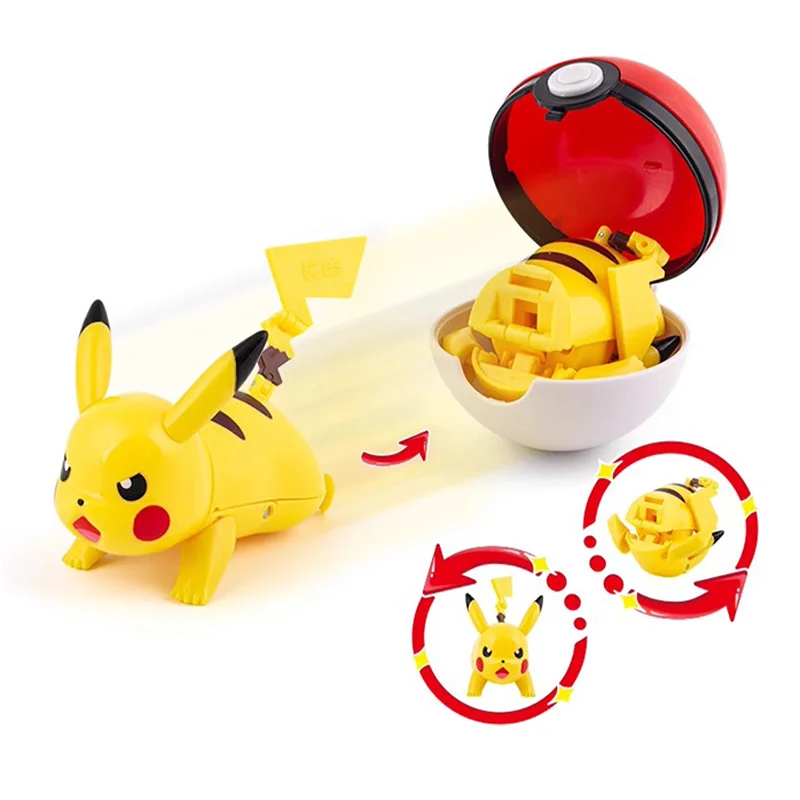 Pokemon Figur Dragonite Gengar Mew Snorlax Lapras Pokeball Elf Ball Verformung Spielzeug Pikachu Monster Pädagogische Puppe Kinder Geschenk – Detail 19