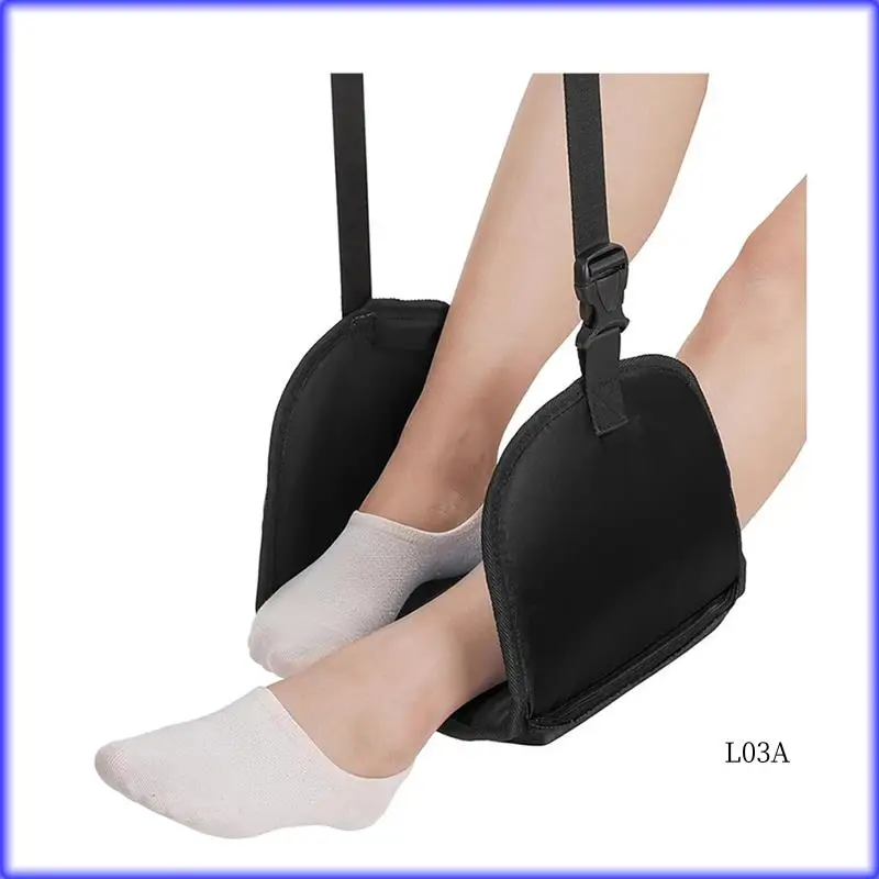 

RM-Foot Relaxing Hammock Adjustable Airplane Foot Hammock For Office Travel Relaxing Under-Desk Resting Foot Hammock