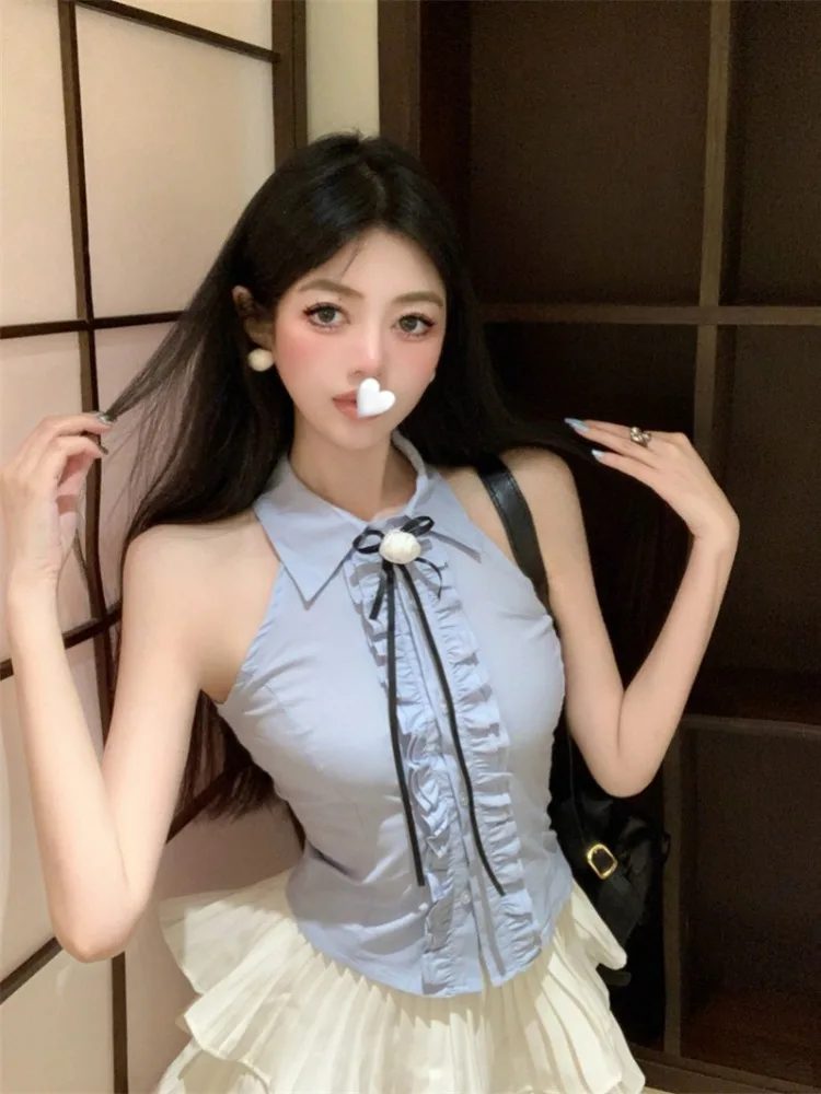 

Plus Size Ele Pure Desire High Waist Blouse And Skirt Set Svel Slim Fit Women's Faion Summer Commute Sle Two-Piece Suit