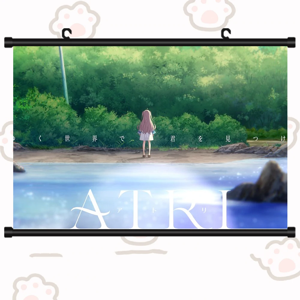 Japan Anime ATRI My Dear Moments Ikaruga Natsuki Atori Nojima Ryuji Poster Cosplay Scroll Mural Wall Hang Poster Home Art Decor