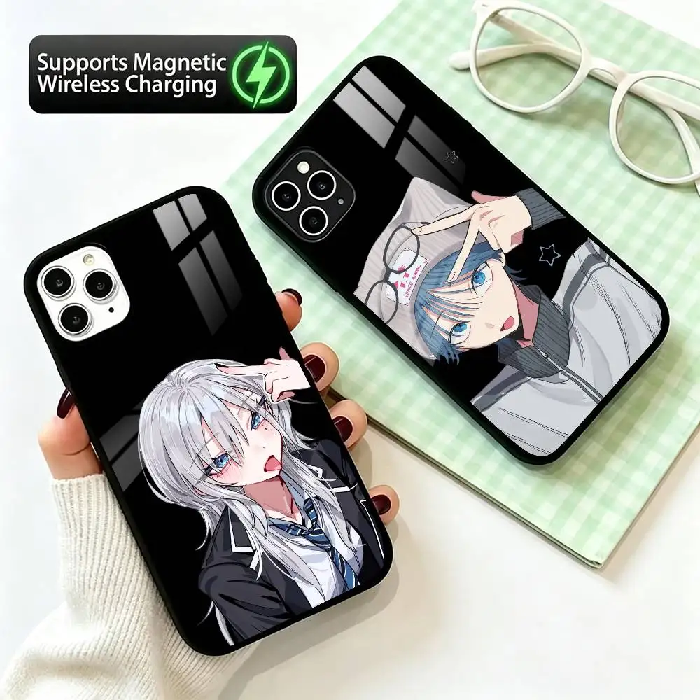 Haimiya-senpai wa Kowakute Kawaii Manga PhoneCase For iPhone17,16,15,14,13,12Plus,Pro Compatible with magnetic wireless charging