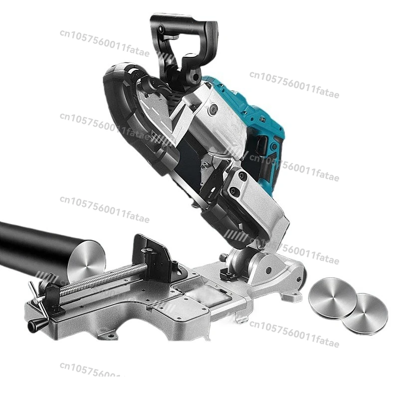 Household Small Band Saw Multi-functional 45-degree Desktop Metal Aluminum Sawing Machine Automatic Woodworking Cutting Machine