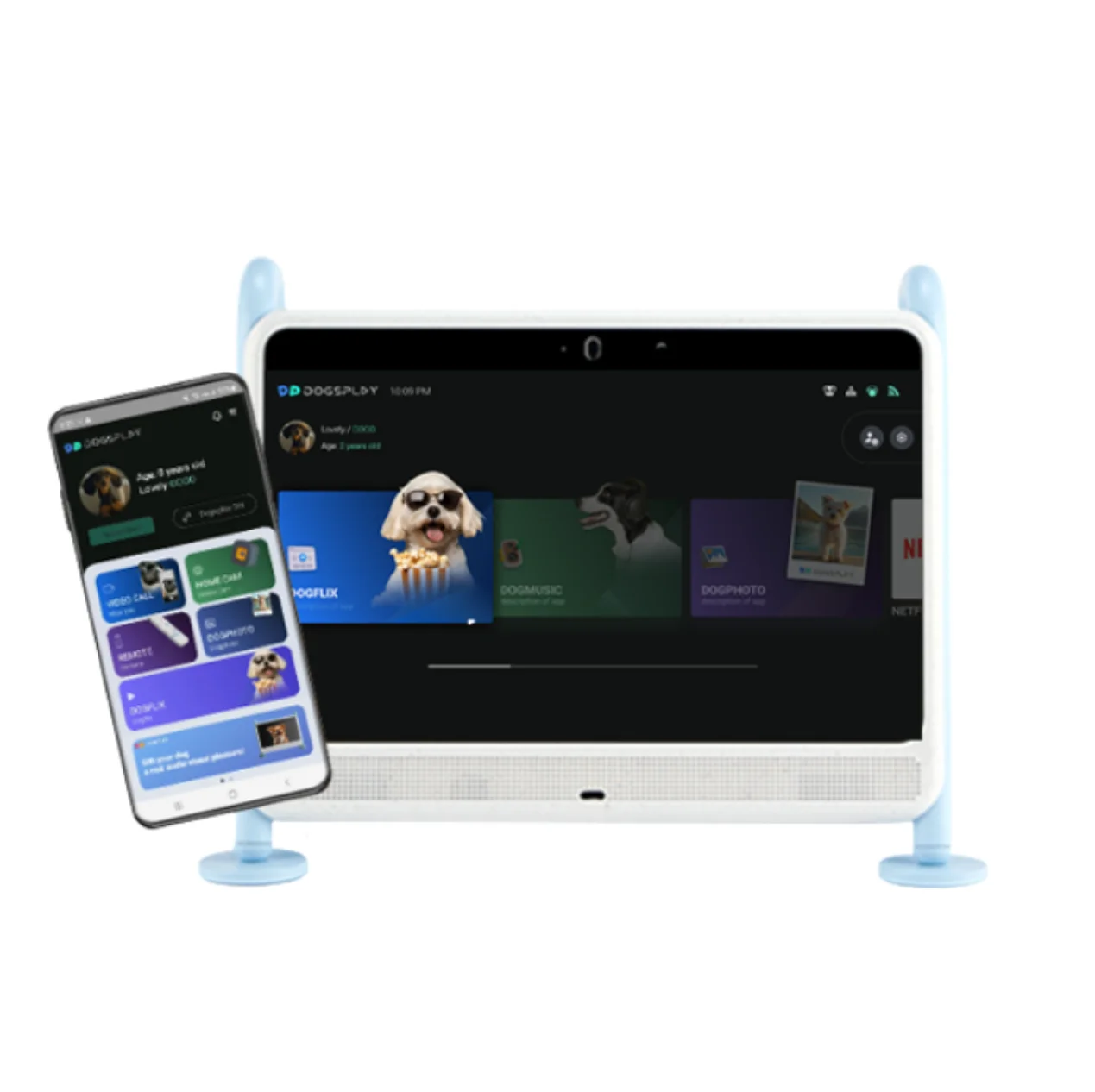 Dogsplay Korean pet player dog TV monitoring to relieve boredom entertainment remote companionship