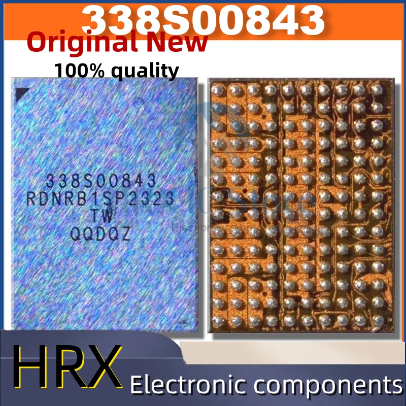 1-10Pcs/Lot 338S00843 Charging Power Boost IC Chip Chipset For iPhone 14 15 Serires 14Pro 14ProMax 14Mini 15Pro 15ProMax 15Mini