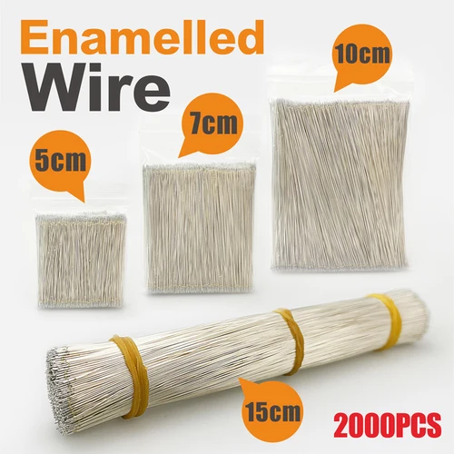 2000 Uds alambre esmaltado Color plata 5/7/10/15cm LED luz de neón cable de soldadura conector medio para 12V24V lámpara de señal de neón soldadura