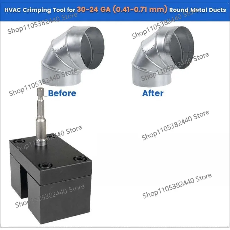 For Manual Crimping Tool, Pipe Clamp Pressing Machine for Metal Sheet Jointing & Steel Pipe Connections