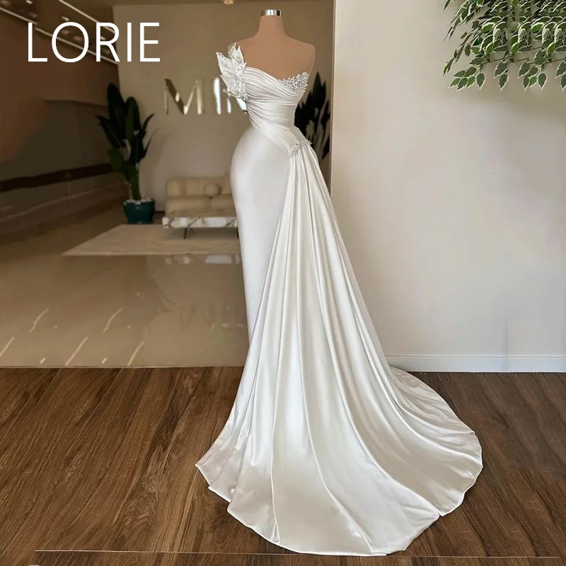 

LORIE Mermaid Sexy Wedding Dresses Applique Soft Bridal Gowns Sleeveless Vintage Country Wedding Gown Customized 2025