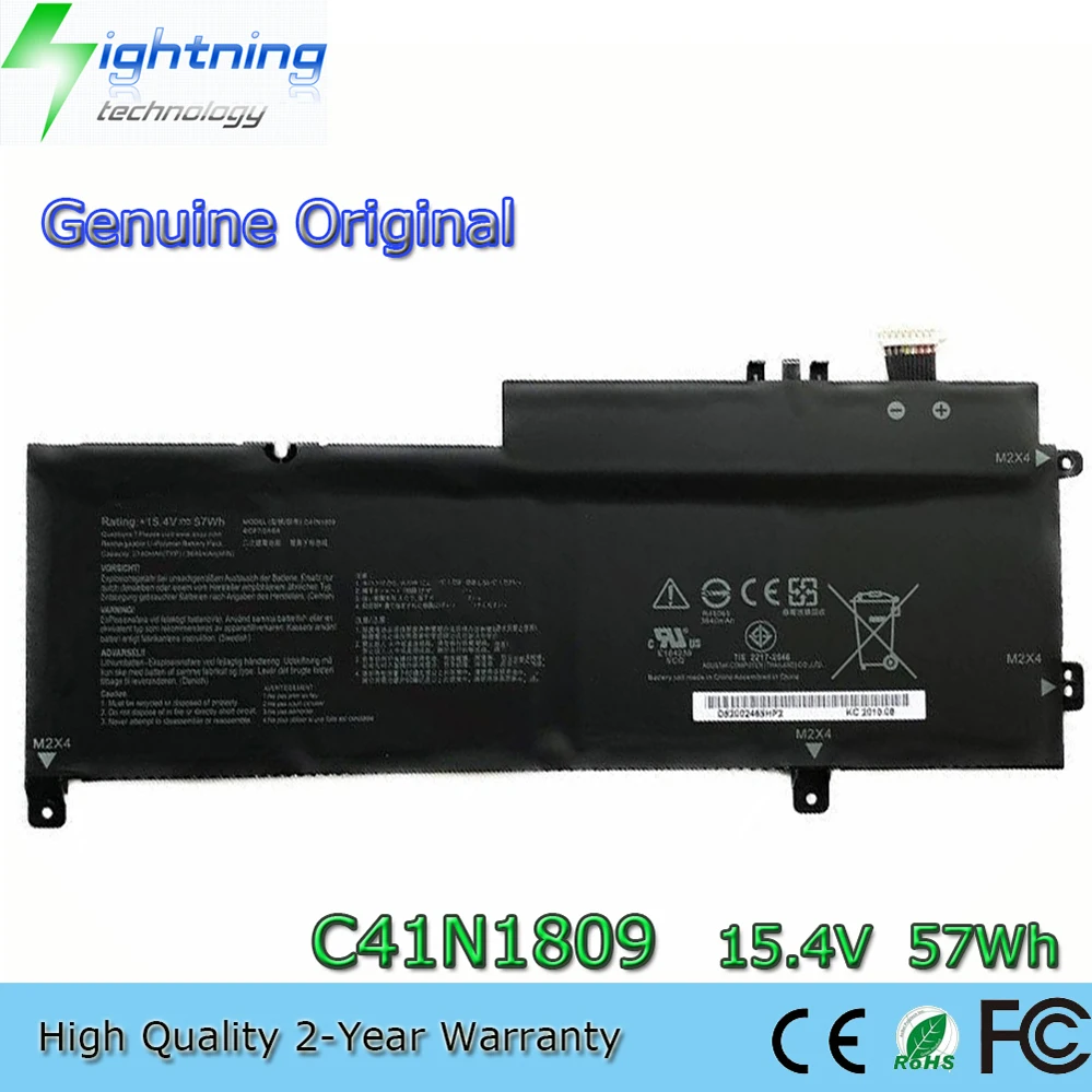 

C41N1809 15.4V 57Wh Laptop Battery for Asus Zenbook UX562FD UX562FN Q536FD Q536F 0B200-03070000 4ICP7/54/64 etc.