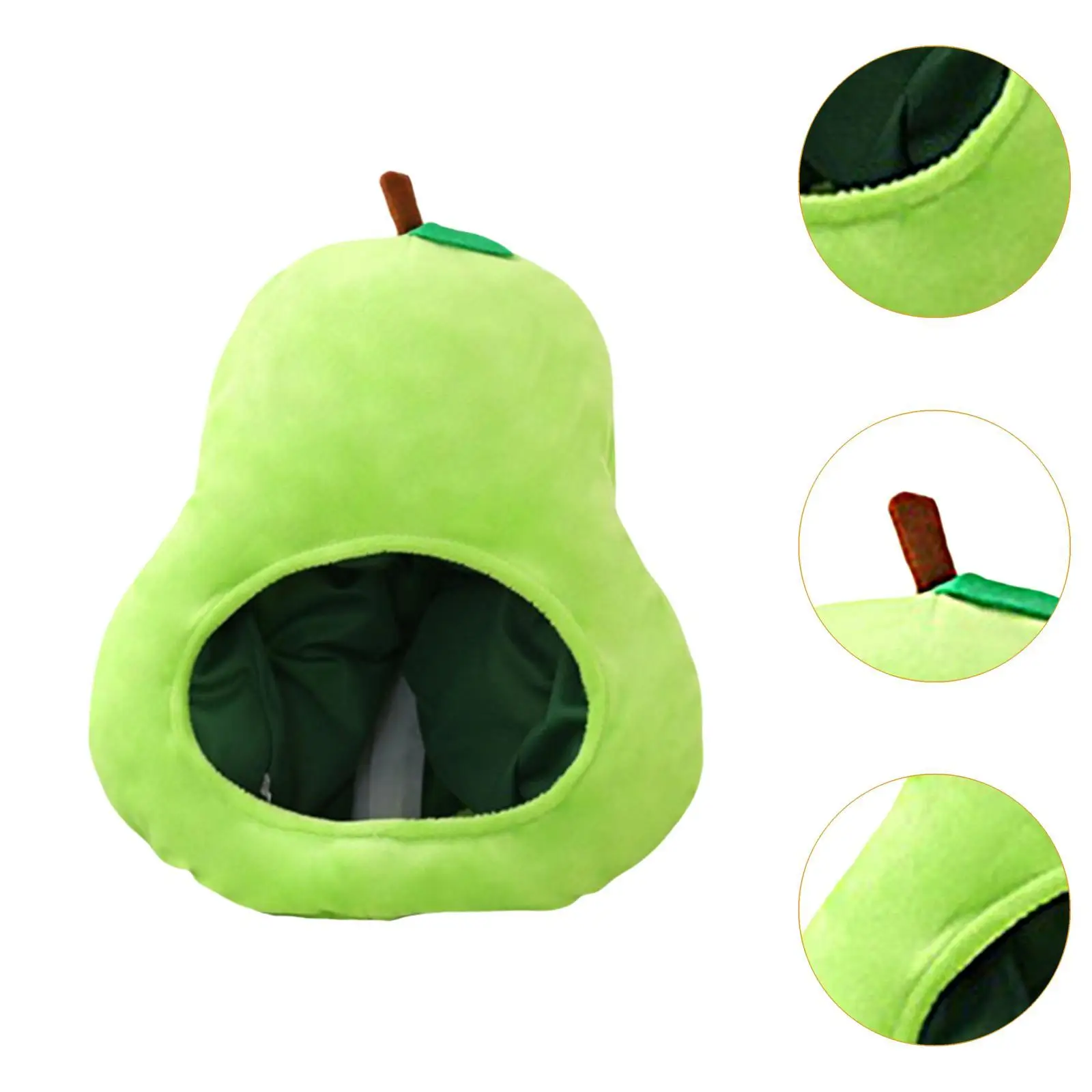 Gorro de fruta para niños, divertido gorro de felpa para Cosplay, gorro completo divertido
