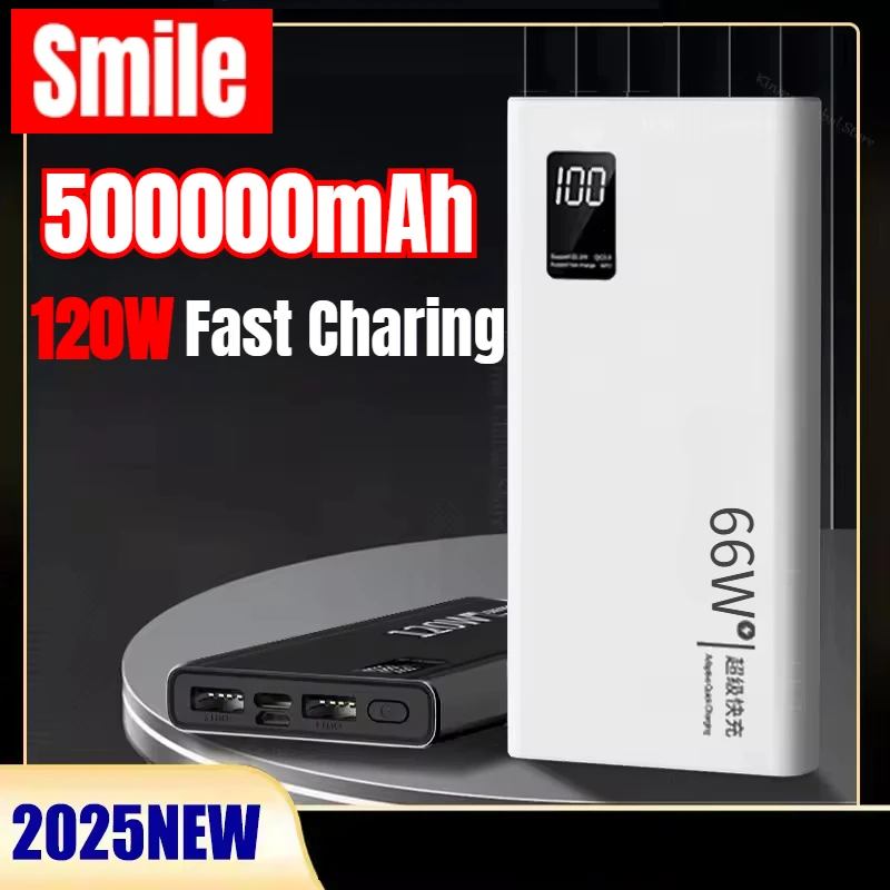 New 30000mAh Power Bank 66W Super Fast Charging For iPhone 13 14 Huawei Xiaomi Samsung PD 20W External Battery Charger Powerbank