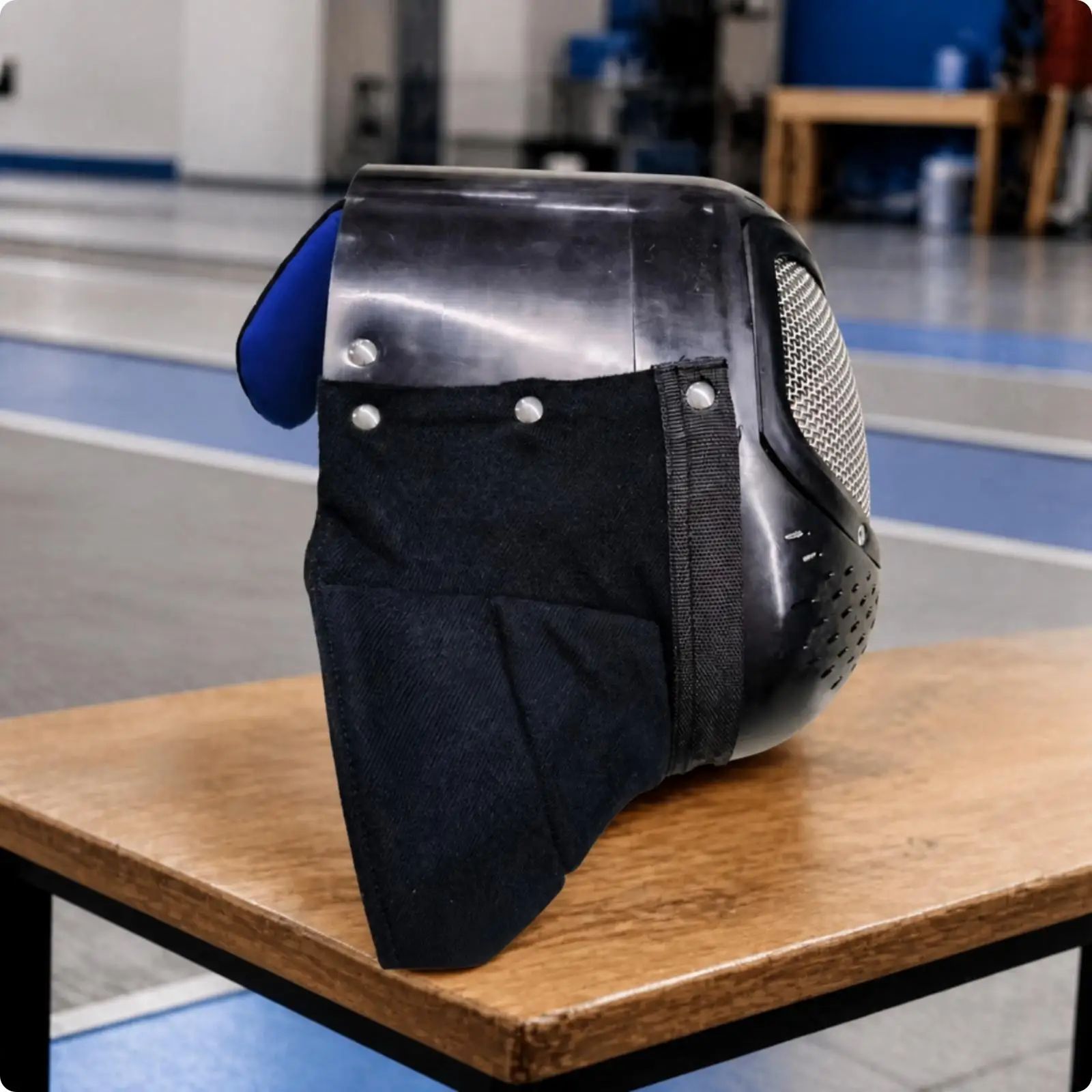 Kids Fencing Helmet with Secure Strap for Youth Training Protective Face Mask with Ventilation