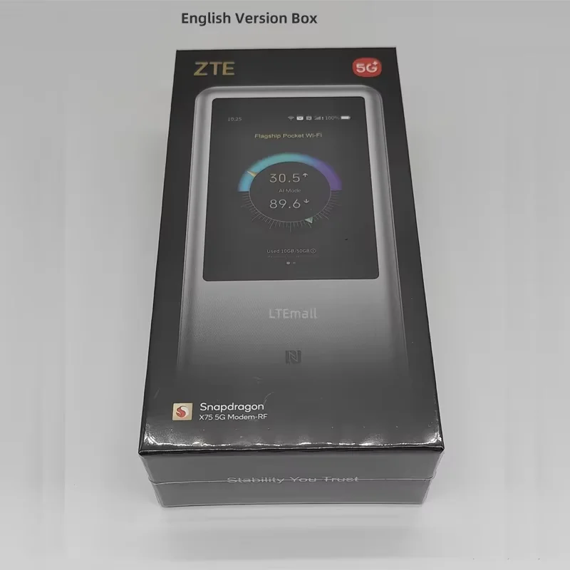 

Новый карманный Wi-Fi-маршрутизатор ZTE U60 Pro MU5250 5G 5G-A Qualcomm Snapdragon X75 WiFi7 с улучшенной поддержкой блокировки