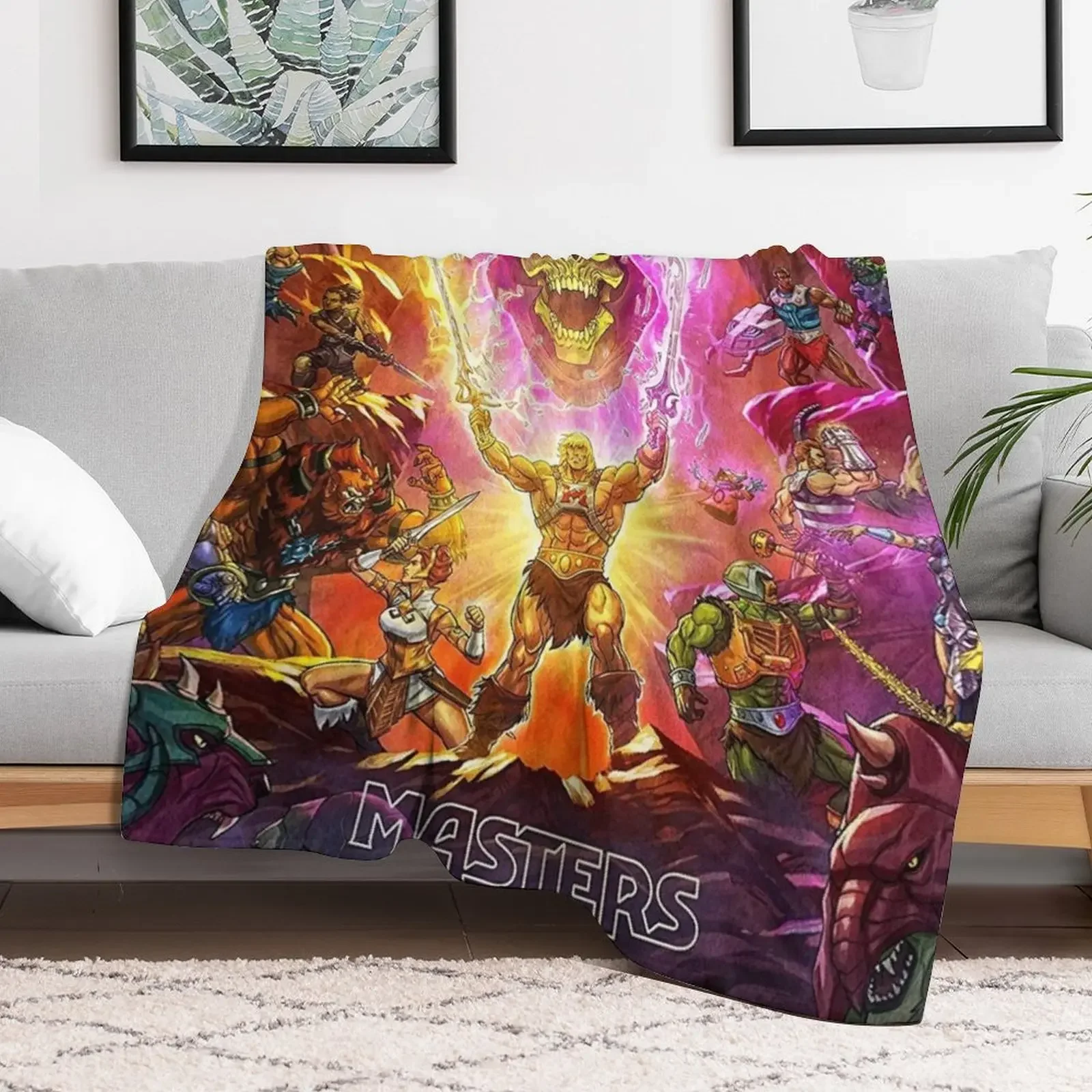 Masters Of The Universe Revelation Throw Blanket anime Summer Beddings heavy to sleep Blankets