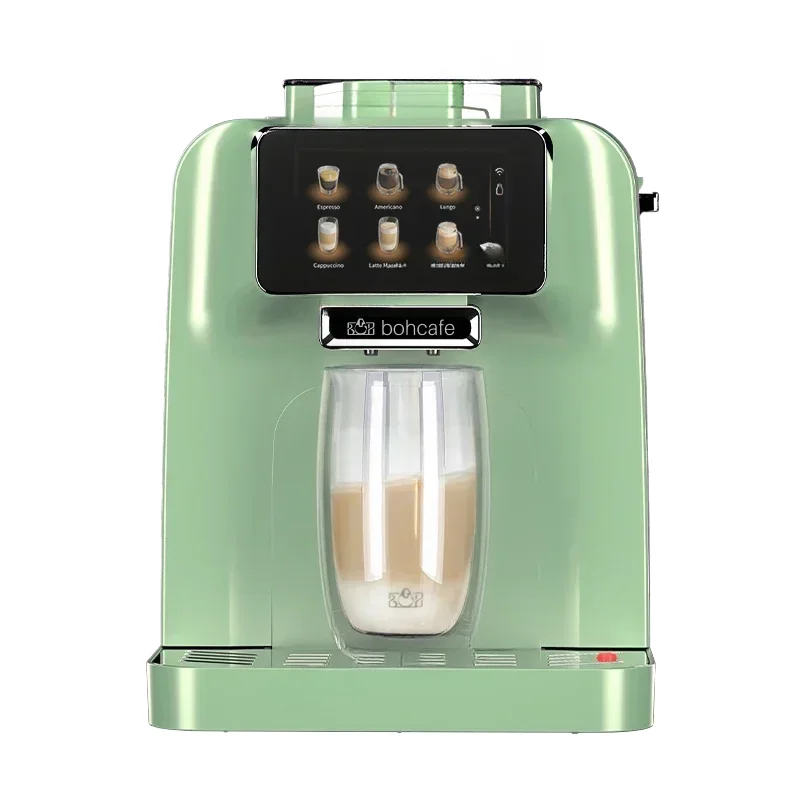 

New Style Coffee With & Milk Cooler & 11 Kinds Of Drinks Light Green