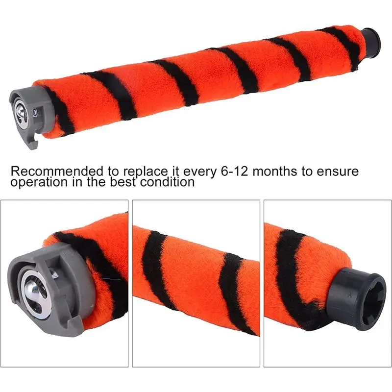 BHBD-Soft Cleaning Main Brush For Shark ZS600 500UK HZ390UK NZ801UK Vacuum Cleaner Rolling Brush Replacement Parts