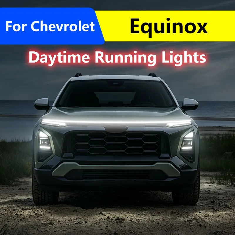 For Chevrolet Equinox Decorative Atmosphere Lamps Ambient Lights Car Flashing 1pcs 12V LED Daytime  Ambient Running white Light
