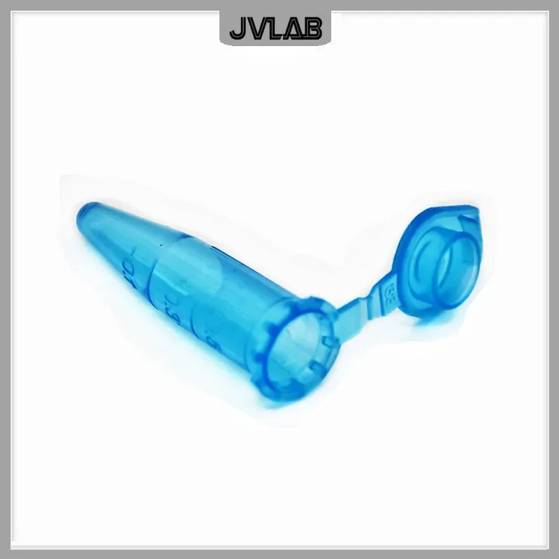 Microtubes Centrifuge Tube PCR Tube 0.5ml Laboratory Centrifugal Tube Bottom Tip Blue EP Tube With Scale Locked Cover 1000/PK