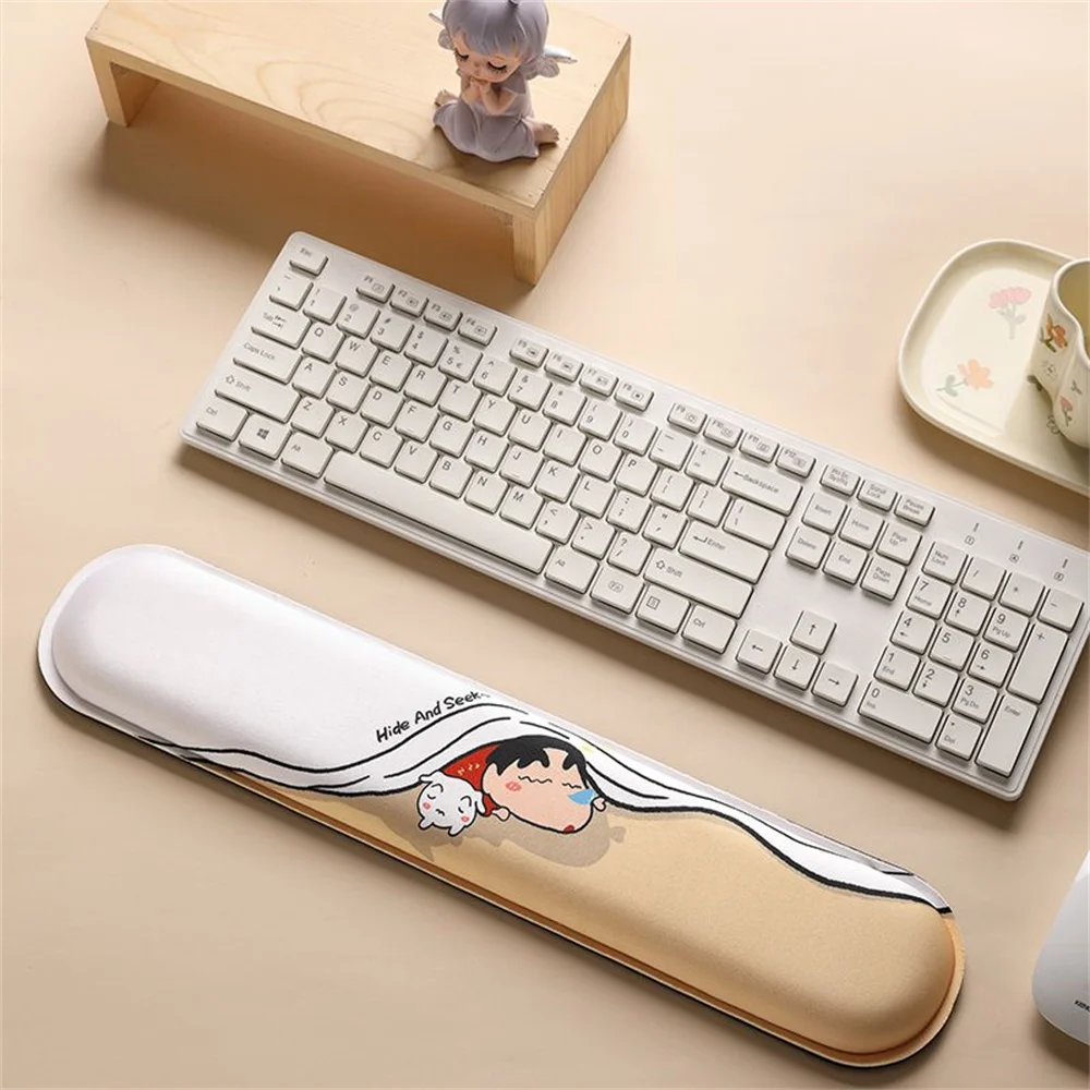 Kawaii Crayon new keyboard mouse pad office computer desk pad student mouse pad Crayon Shin-chan wrist protection gift pack