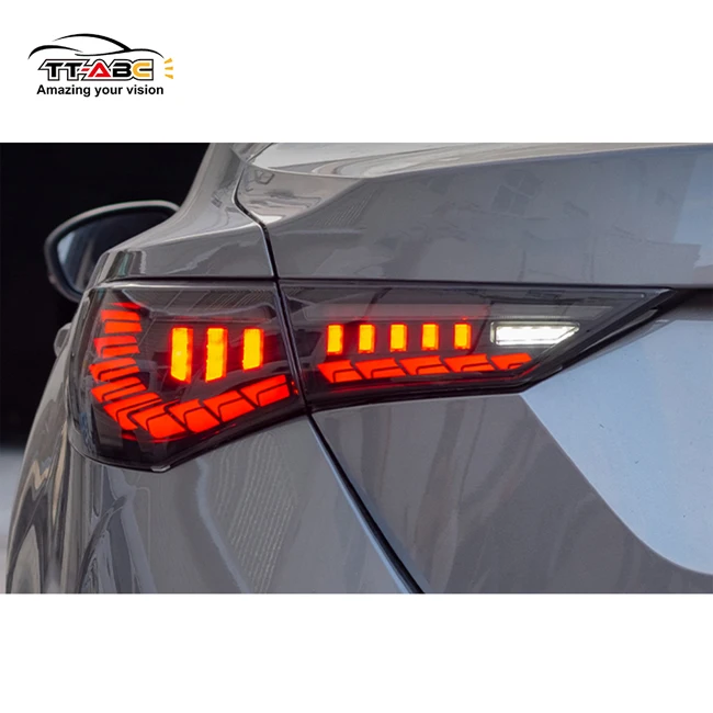 

TT-ABC New Style Sequential Animation Led Tail Lamp for Nissan Sylphy Sentra 2020 2021 Smoked Rear Light