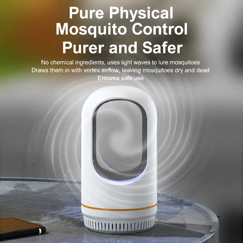 

USB Mosquito Killer Lamp 365nm UV Light Electric Mosquito Trap Silent 30dB Physical Insect Catcher 4W for Home Indoor Outdoor