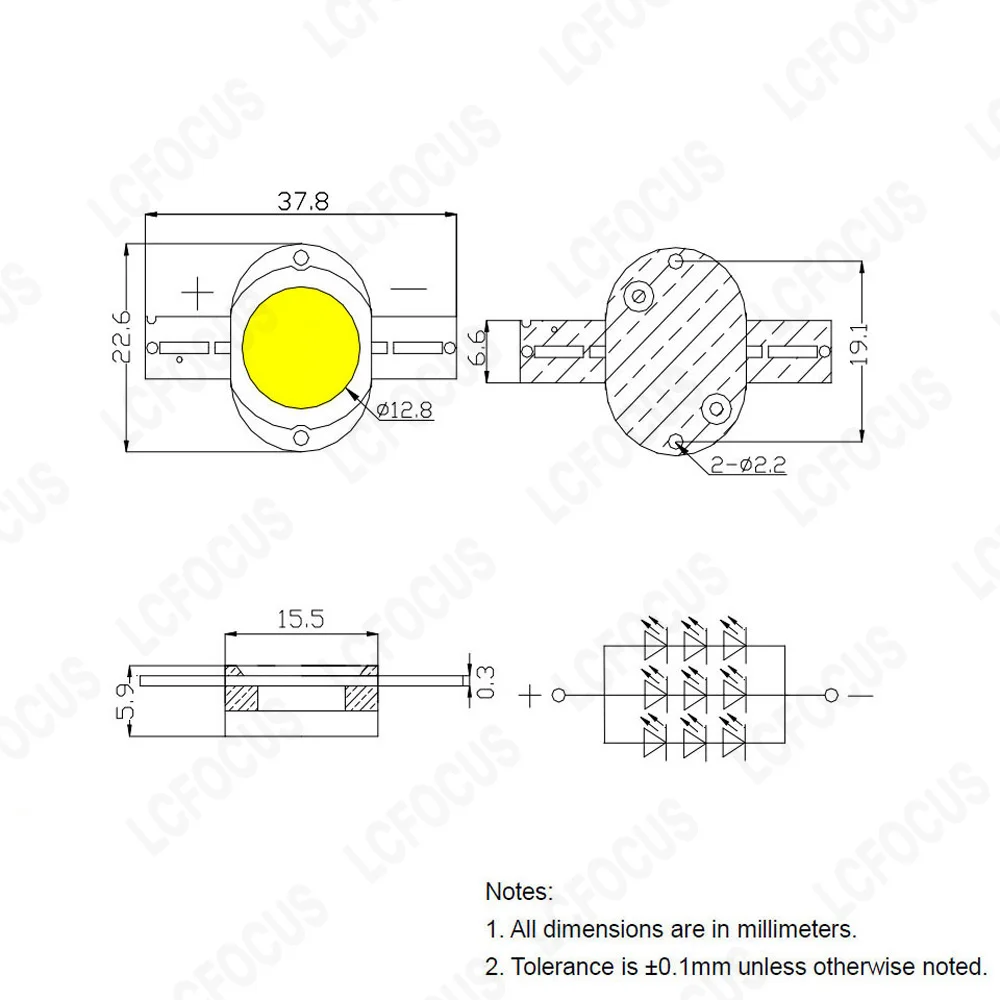 Wysoka jasność 10 W ciepły biały naturalny biały biały zimny biały 3000 K 4000 K 6000 K 10000 K chip LED COB reflektor 10 20 30 50 100 W Watt koraliki do lampy