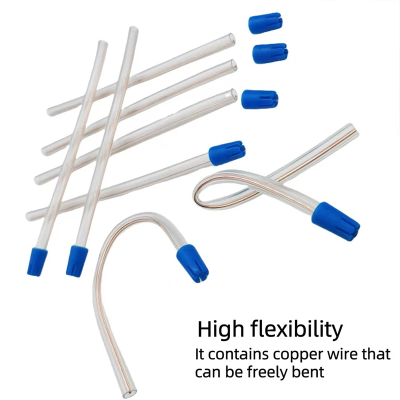 100pcs Dental Disposable Saliva Ejector Low Volume Suction Tips Aspirator Tube Oral Care Tool Dental Weak Straw Saliva Ejectors - Detail 1
