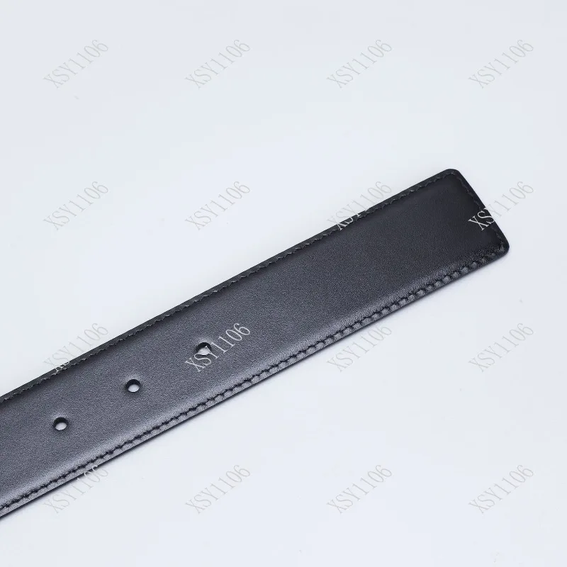 

Women's Black Cowhide Leather Belt 3.0cm round End Waist Strap for Jeans Daily Wear Fashion Accessory