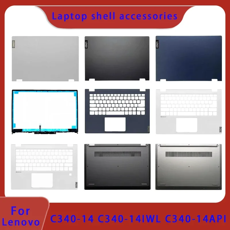 

Подходит для Lenovo IdeaPad Flex-14IWL C340-14 C340-14IWL C340-14API, верхняя крышка ЖК-экрана, рамка экрана, нижняя часть подставки для рук