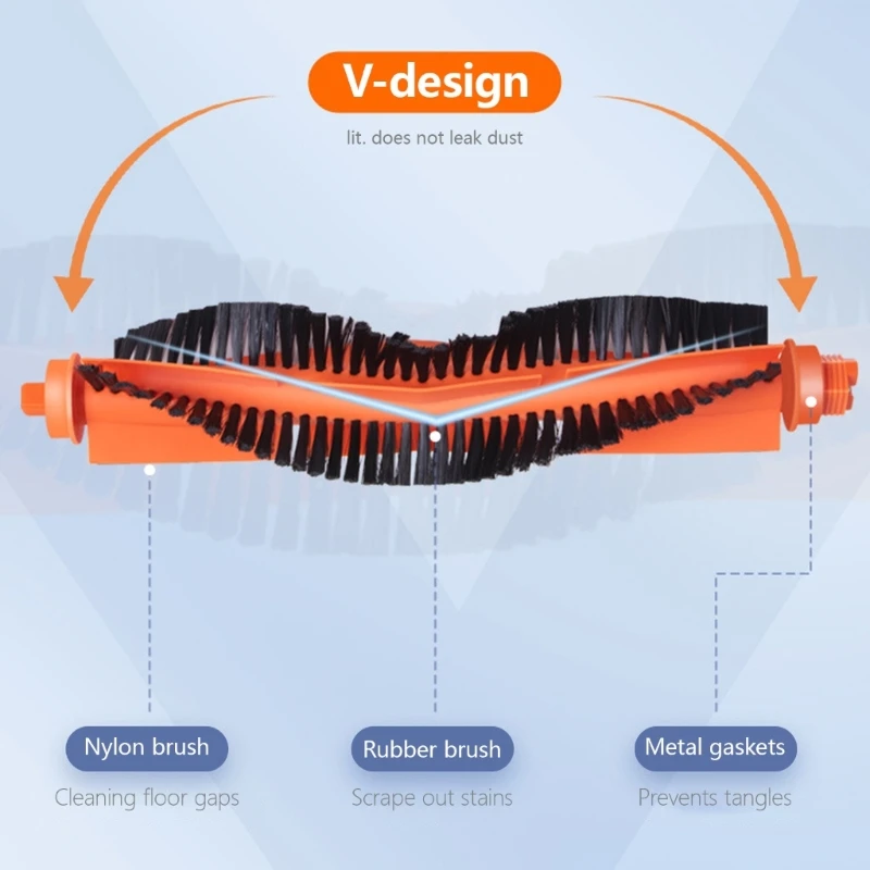 진공 청소기 사이드 브러쉬 진공 액세서리 M30PRO 용 먼지 봉투 롤링 브러시 드롭 배송