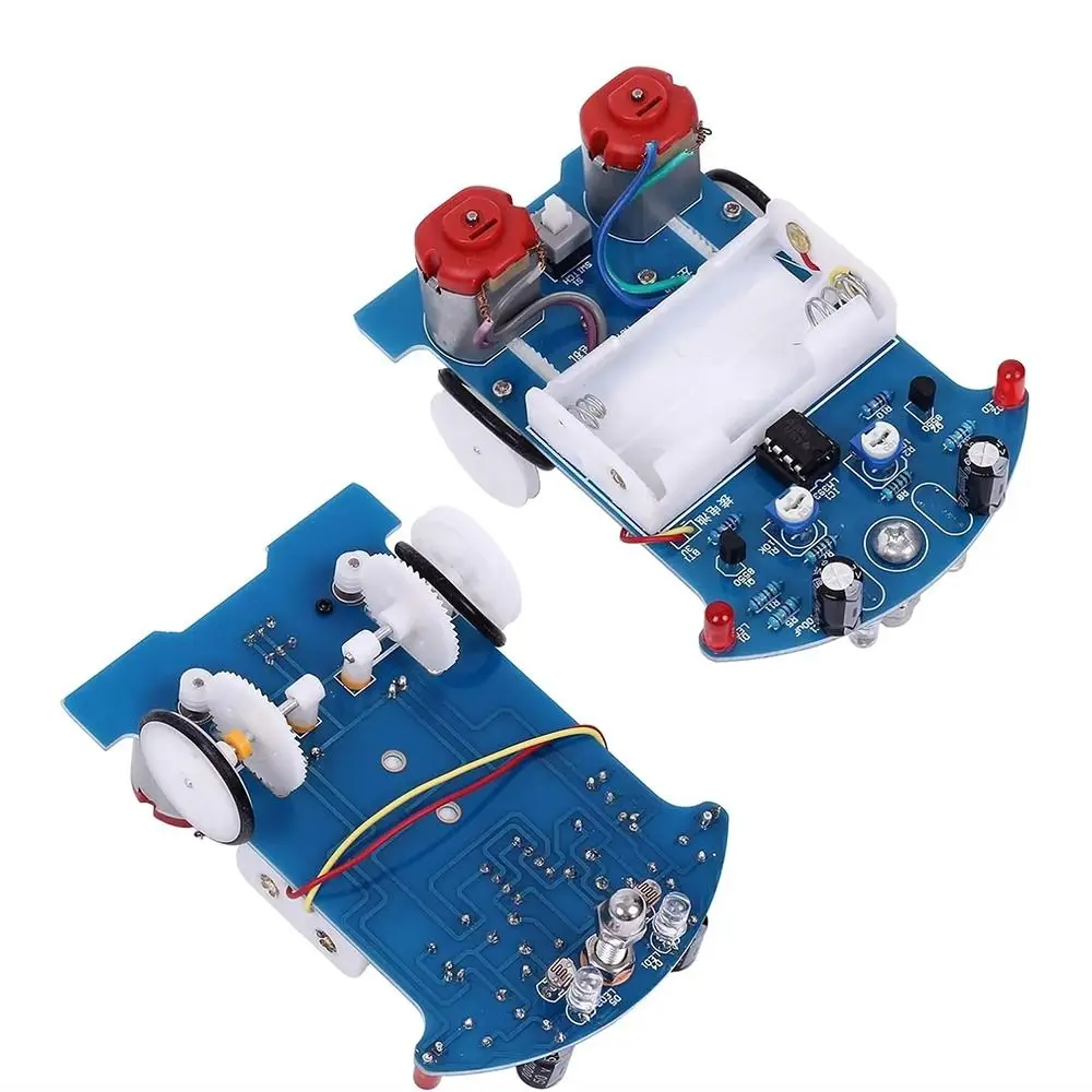 Intelligent Tracking D2-5 Intelligent Tracking Car DIY Kit Tt Motor Assembly Automobile Parts Line Following Robot Smart Patrol