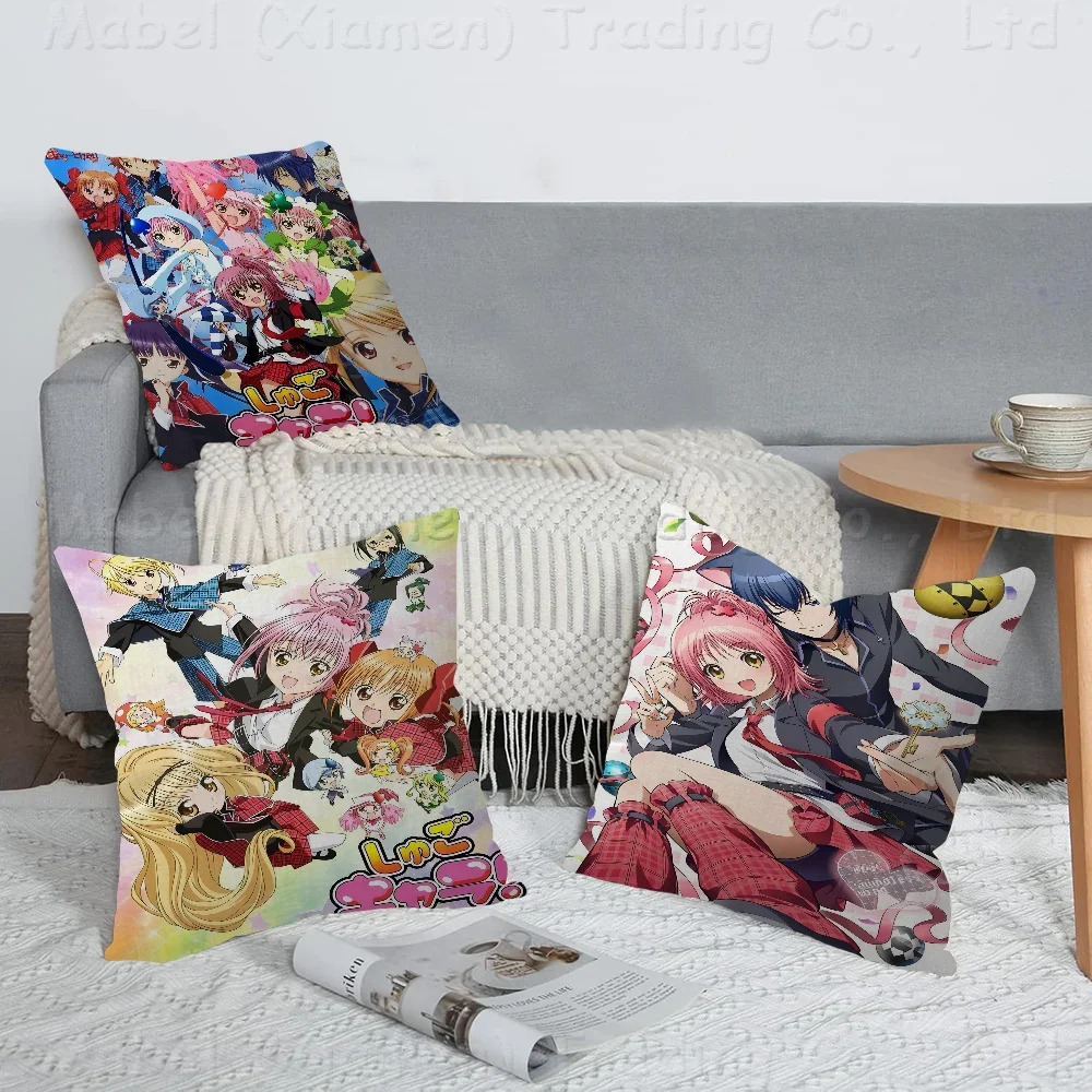 

Shugo Chara Japan Anime Pillowcase Toon Gift Cushion Cover Bedroom Home Sofa Chair Seat Decor Pillow Case